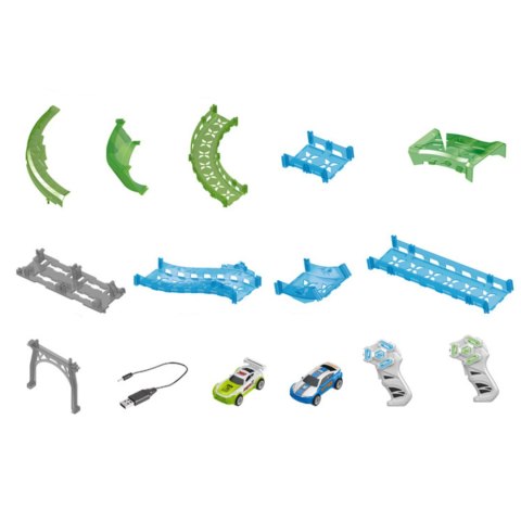 MEGA XXL TOR WYŚCIGOWY ELEKTRYCZNY PARK ZESTAW KOLEJKA AUTKA PILOT KLOCKI