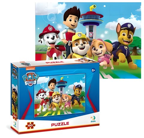 PUZZLE PSI PATROL 60 ELEMENTÓW PAW PATROL KOLOROWA UKŁADANKA DLA DZIECI