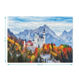 PUZZLE ZAMEK NEUSCHWANSTEIN 1000 ELEMENTÓW DO UŁOŻENIA DLA CAŁEJ RODZINY