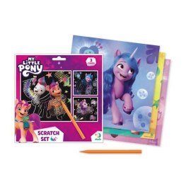 ZDRAPKA ARTYSTYCZNA MY LITTLE PONY MALOWANIE METODĄ SCRATCH DLA DZIECI