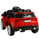 Auto na akumulator dla dzieci koła EVA 2 silniki Pilot CAR-M-2-CZERWONY