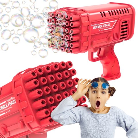 MINI BAZOOKA DO BANIEK MYDLANYCH MASZYNA PŁYN AKCESORIA