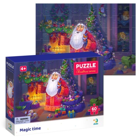 PUZZLE "MAGICZNY CZAS" 60 ELEMENTÓW KOLOROWA UKŁADANKA DLA NAJMŁODSZYCH