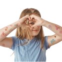 ZESTAW TYMCZASOWYCH TATUAŻY "PODRÓŻE" 4 ARKUSZE Z KOLOROWYMI TATUAŻAMI