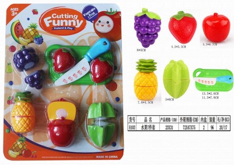 Zestaw kuchenny warzywa i owoce 8103