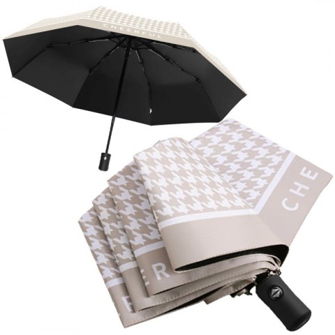 PARASOL UMBRELLA AUTOMAT PEPITKA KREMOWA PAR09WZ2