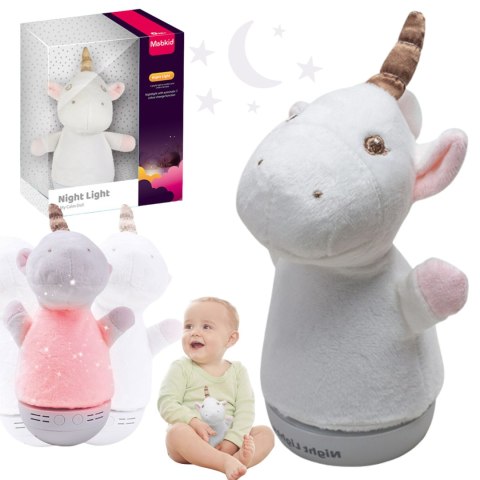 A baby soothe plush night light (unicorn doll)