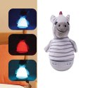 A baby soothe plush night light (zebra doll)