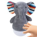 A baby soothing plush night light (elephant doll)