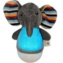 A baby soothing plush night light (elephant doll)