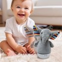 A baby soothing plush night light (elephant doll)