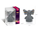 A baby soothing plush night light (elephant doll)