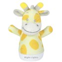 A baby soothing plush night light (giraffe doll)