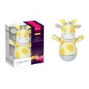 A baby soothing plush night light (giraffe doll)