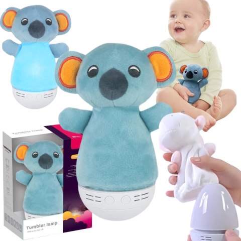 A baby soothing plush night light (koala doll)