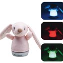 A baby soothing plush night light (rabbit doll)