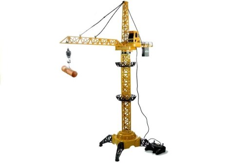 Ogromny zdalnie sterowany DŹWIG ŻURAW GIGANT 128 CM !