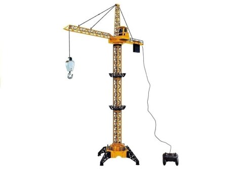 Ogromny zdalnie sterowany DŹWIG ŻURAW GIGANT 128 CM !