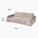 MeowBaby® Sofa dziecięca premium szara