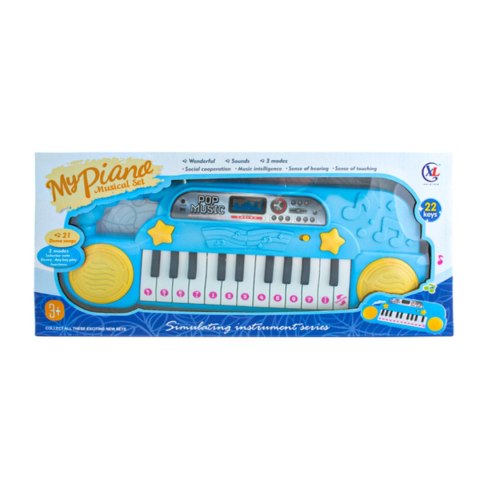 ELEKTRONICZNE PIANINO ORGANKI DLA DZIECI INSTRUMENT MUZYCZNY WGRANE UTWORY
