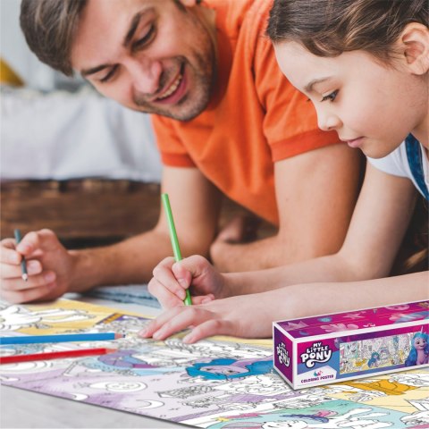 Kolorowanka W Rolce Kucyki Konie My Little Pony Zestaw Do Malowania