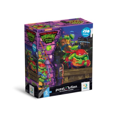 Puzzle "Wojownicze Żółwie Ninja" - "Leonardo i Raphael" 250 Elementów 8+