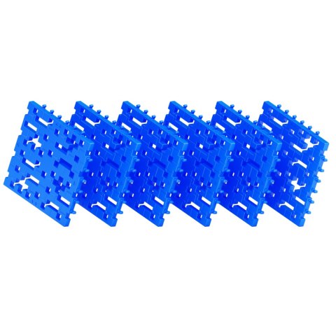 Zestaw Klocków Płytek Konstrukcyjnych Basic Baseplate Blue 6 Elementów