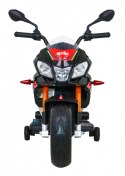 Aprilia Tuono V4 Motor na akumulator dla dzieci Czarny + Panel MP3 + Kółka pomocnicze + Wolny Start