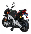 Aprilia Tuono V4 Motor na akumulator dla dzieci Czarny + Panel MP3 + Kółka pomocnicze + Wolny Start