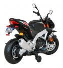 Aprilia Tuono V4 Motor na akumulator dla dzieci Czarny + Panel MP3 + Kółka pomocnicze + Wolny Start