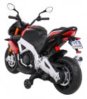 Aprilia Tuono V4 Motor na akumulator dla dzieci Czerwony + Panel MP3 + Kółka pomocnicze + Wolny Start