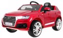 Audi Q7 Quattro S-Line na akumulator Lakier Czerwony + Pilot + Wolny Start + EVA + Radio MP3