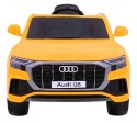 Audi Q8 Lift na akumulator dla dzieci Żółty + Pilot + EVA + Wolny Start + MP3 USB + LED