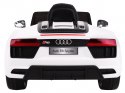 Audi R8 Spyder na akumulator Biały + Pilot + EVA + Wolny Start + Radio MP3 + LED