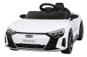 Audi RS E-Tron GT na akumulator Biały + Pilot + Napęd 4x4 + Radio MP3 + LED + EVA