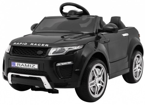Autko Rapid Racer elektryczne dla dzieci Czarny + Pilot + Wolny Start + EVA + MP3 LED Autko Rapid Racer elektryczne dla dzieci Czarny + Pilot + Wolny Start + EVA + MP3 LED