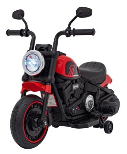 Motorek Chopper FASTER Czerwony