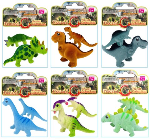 DINOZAURY FLOKOWANE MAMA I DZIECKO