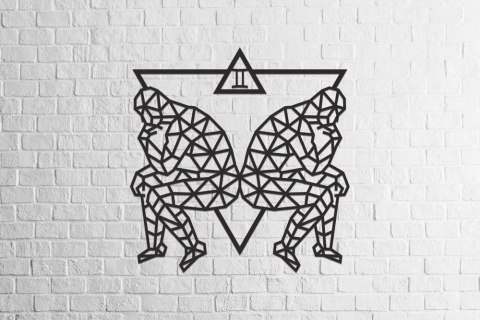 EWA Drewniane Puzzle 3D - Dekoracja Ścienna Bliźnięta