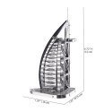 Piececool Puzzle Metalowe Model 3D - Burj Al Arab