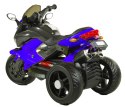 Duży Motor na akumulator dla dzieci 2 x 45 wat MOTO-L-4-NIEBIESKI