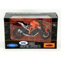 WELLY MOTOCYKL KTM 1190RC8 W SKALI 1:10