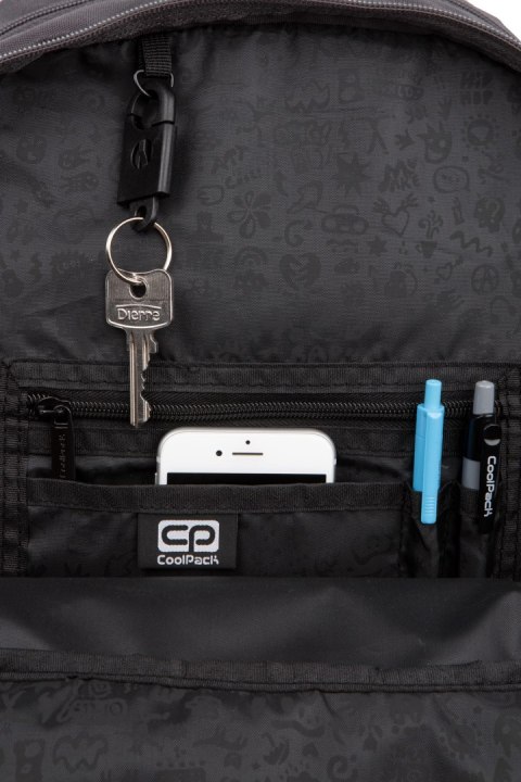 COOLPACK - RIDER - PLECAK MŁODZIEŻOWY - RPET GREY