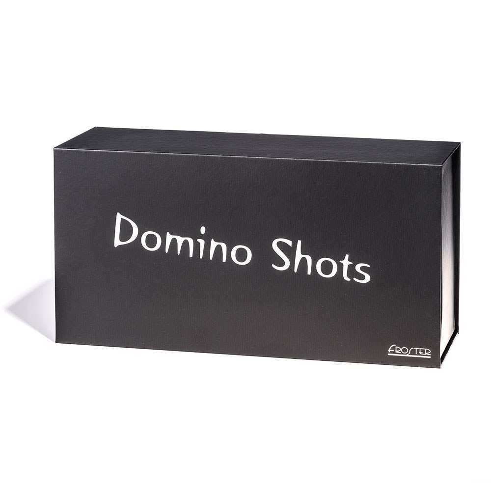 DOMINO SHOTS zestaw 5 kieliszków z podstawką LED