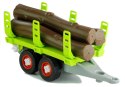Traktor z Przyczepą z Drewnem 43 cm DO ROZKRĘCANIA