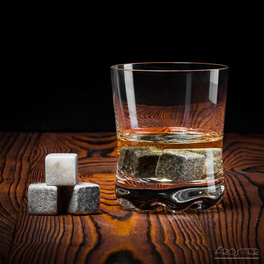Chłodzące KAMIENNE KOSTKI DO DRINKÓW do whisky