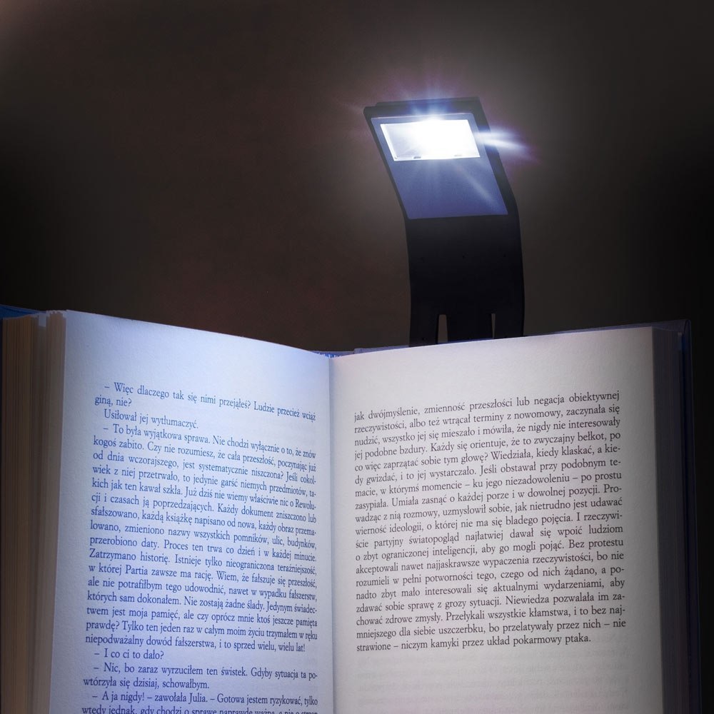 Lampka Czytelnika LED Zakładka na Książkę Prezent