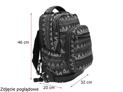 COOLPACK - SWIFT - PLECAK MŁODZIEŻOWY NA KÓŁKACH - Swift Floral dream