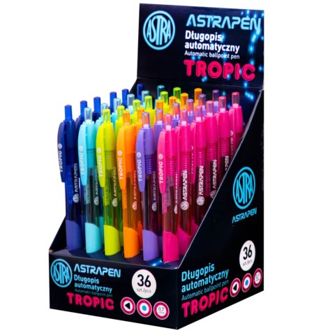 Długopis automatyczny trójkątny z gumowym uchwytem ASTRAPEN Tropic 1 szt