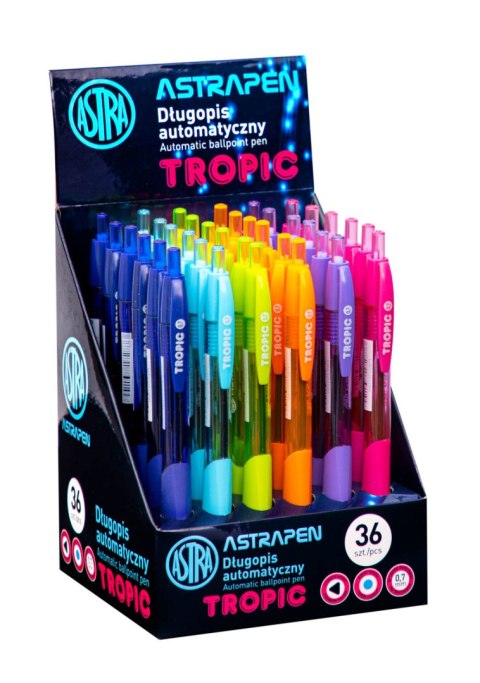 Długopis automatyczny trójkątny z gumowym uchwytem ASTRAPEN Tropic 1 szt
